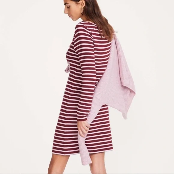 Lou & Grey Striped Signature Soft Sweater Dress - Picture 11 of 12